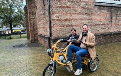 Duofietsen in Voorburg officieel van start